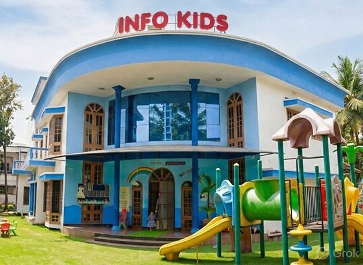 Children learning happily